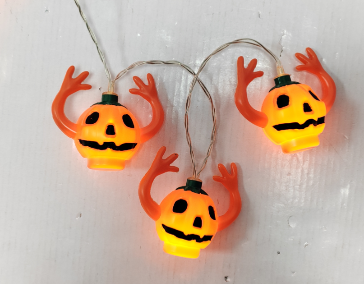 10 Pumpkin String Lights
