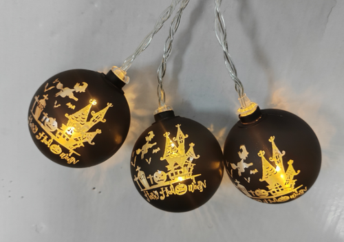 10 Halloween Bauble String Lights
