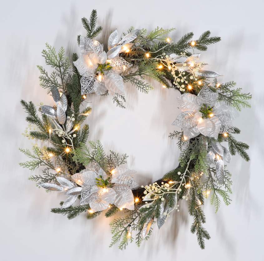 White Wreath Lights