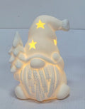 Table Top Ceramic Gnome Lights