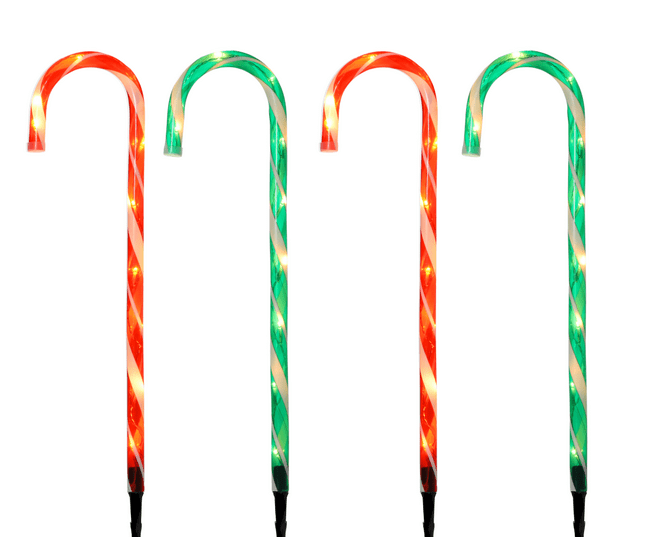 Candy Cane Stake Lights