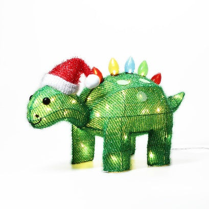 3D Tinsel Dinosaur Lights