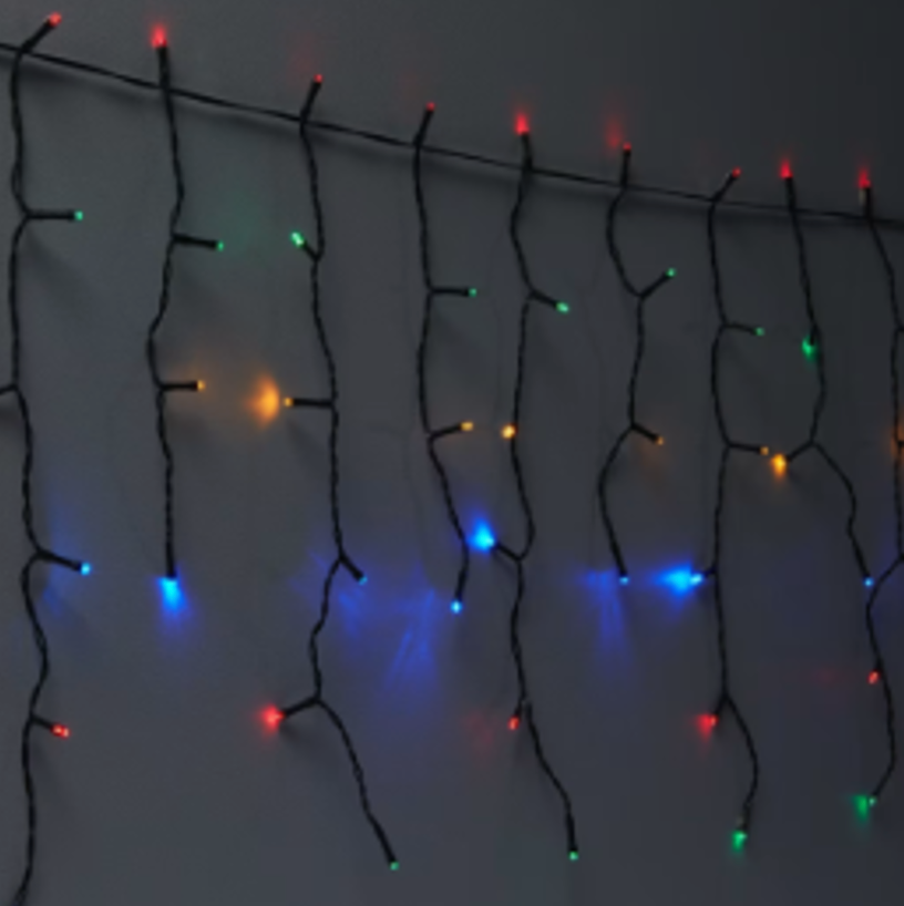 200LED MULTI-COLOURED ICICLE LIGHT