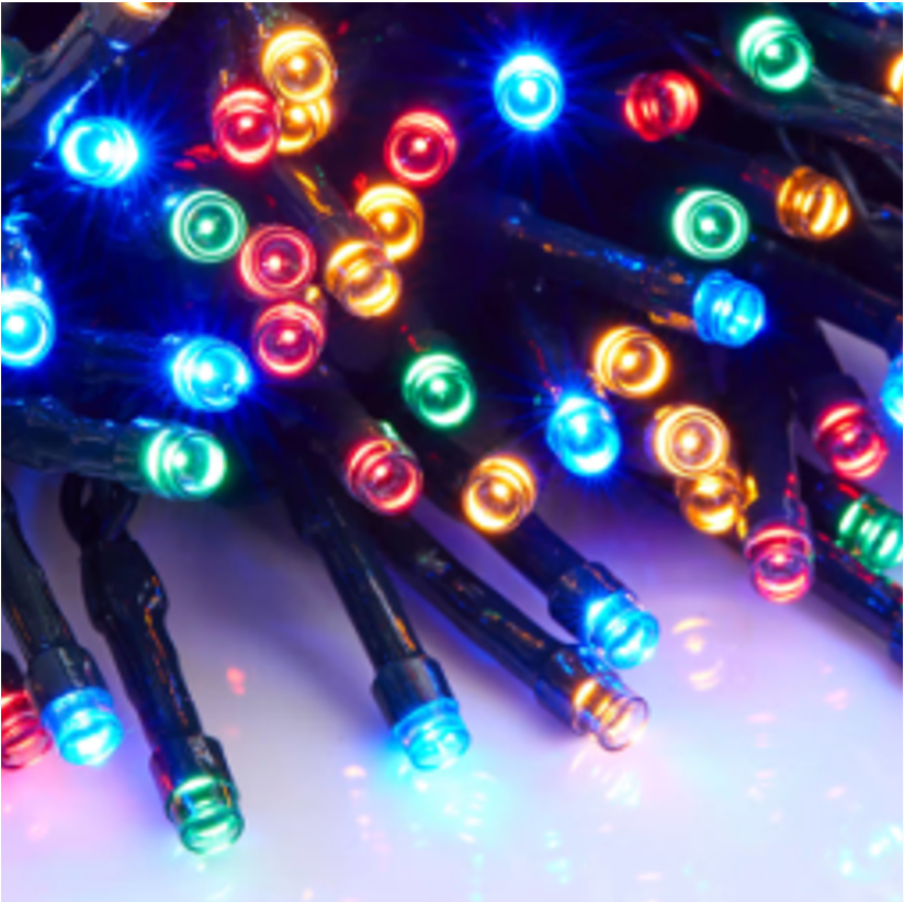 500LED MULTI-COLOURED STRING LIGHT