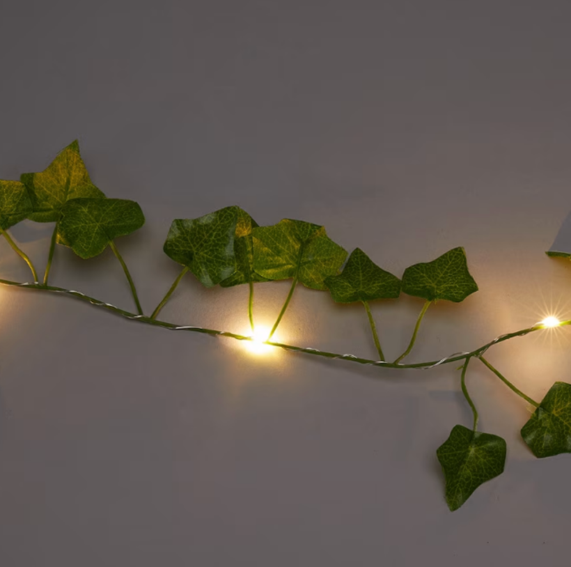 GARLAND LEAVES LIGHTS