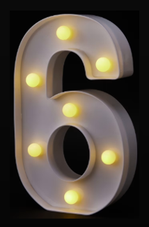 LIGHT UP NUMBERS 0~9